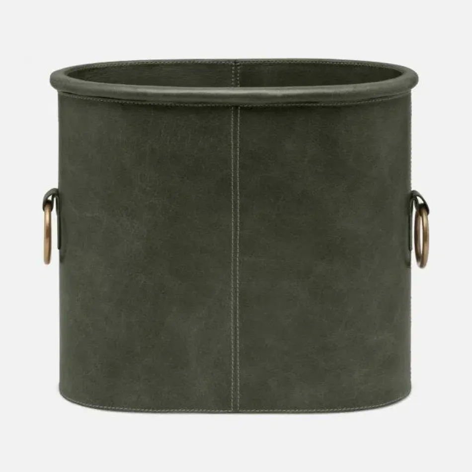 Ogden Forest Magazine Holder Oval: 14"L x 8"W x 10"D x 12"H