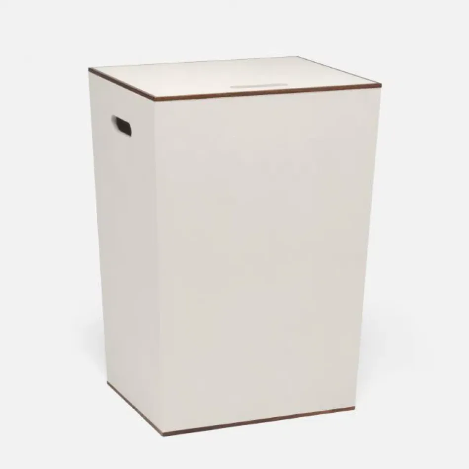 Northwich Blanc Hamper Rectangular: 17"L x 14"W x 24.5"H