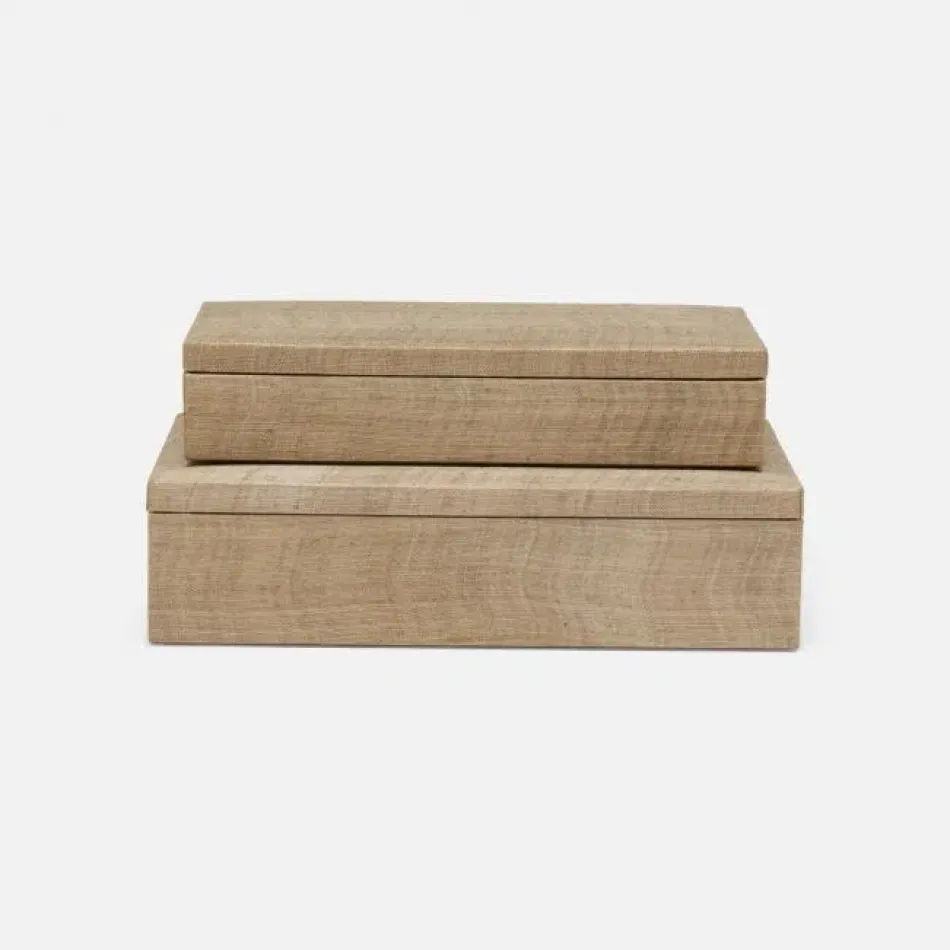 Zamora Sand Box 13"L x 6.5"W x 2.5"H, 14.5"L x 8.5"W x 3.5"H, Set of 2