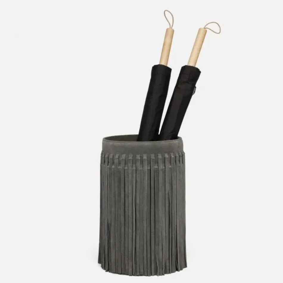 Catano Slate Umbrella Stand Suede