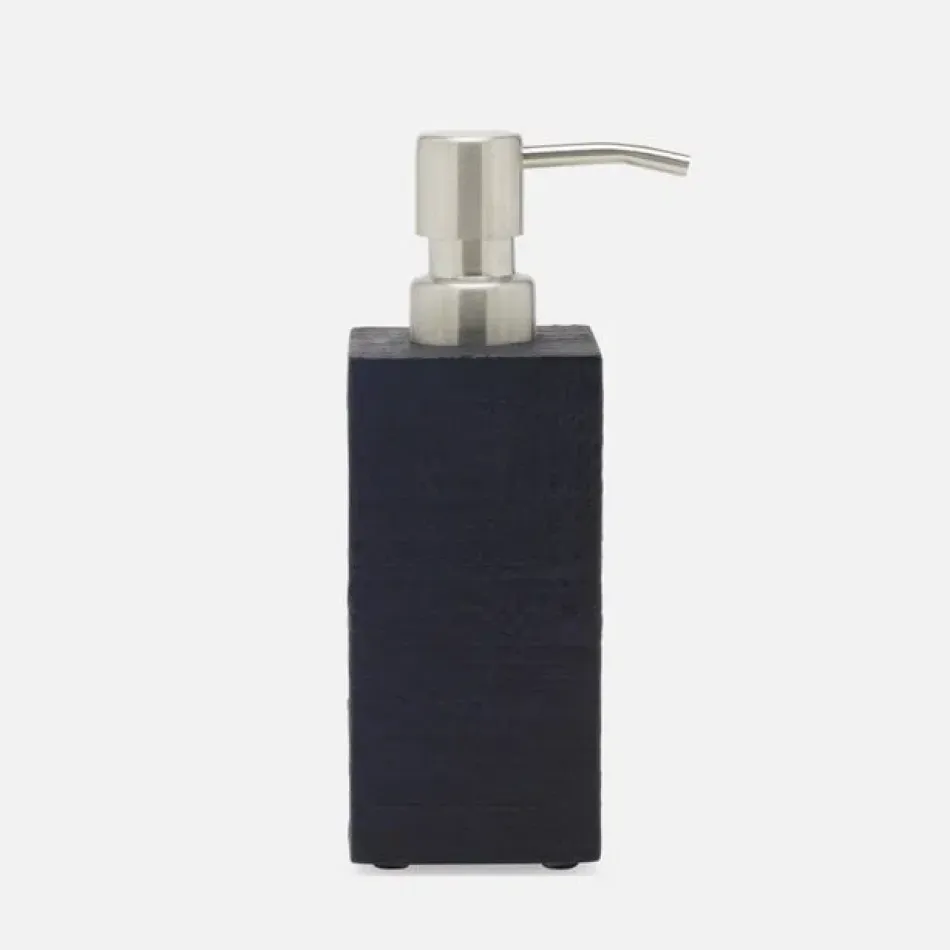 Ghent Navy Soap Pump 2.5"L x 2.5"W x 7.5"H