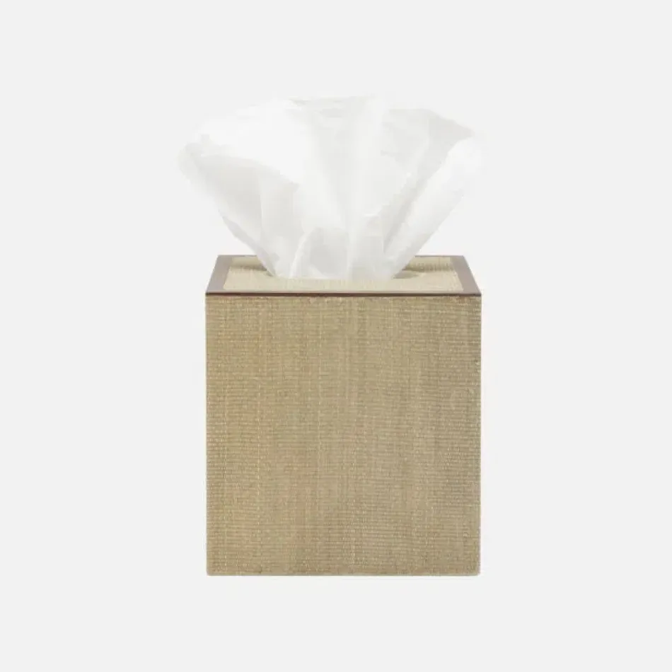 Maranello Taupe/Brown Tissue Box 5.5"L x 5.5"W x 6"H