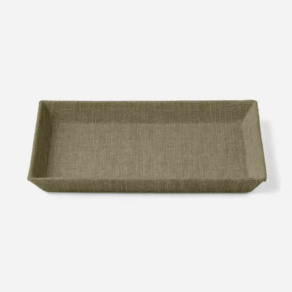 Dresden Dark Green Desk Tray 11"L x 6.5"W x 1"H Pack of 2