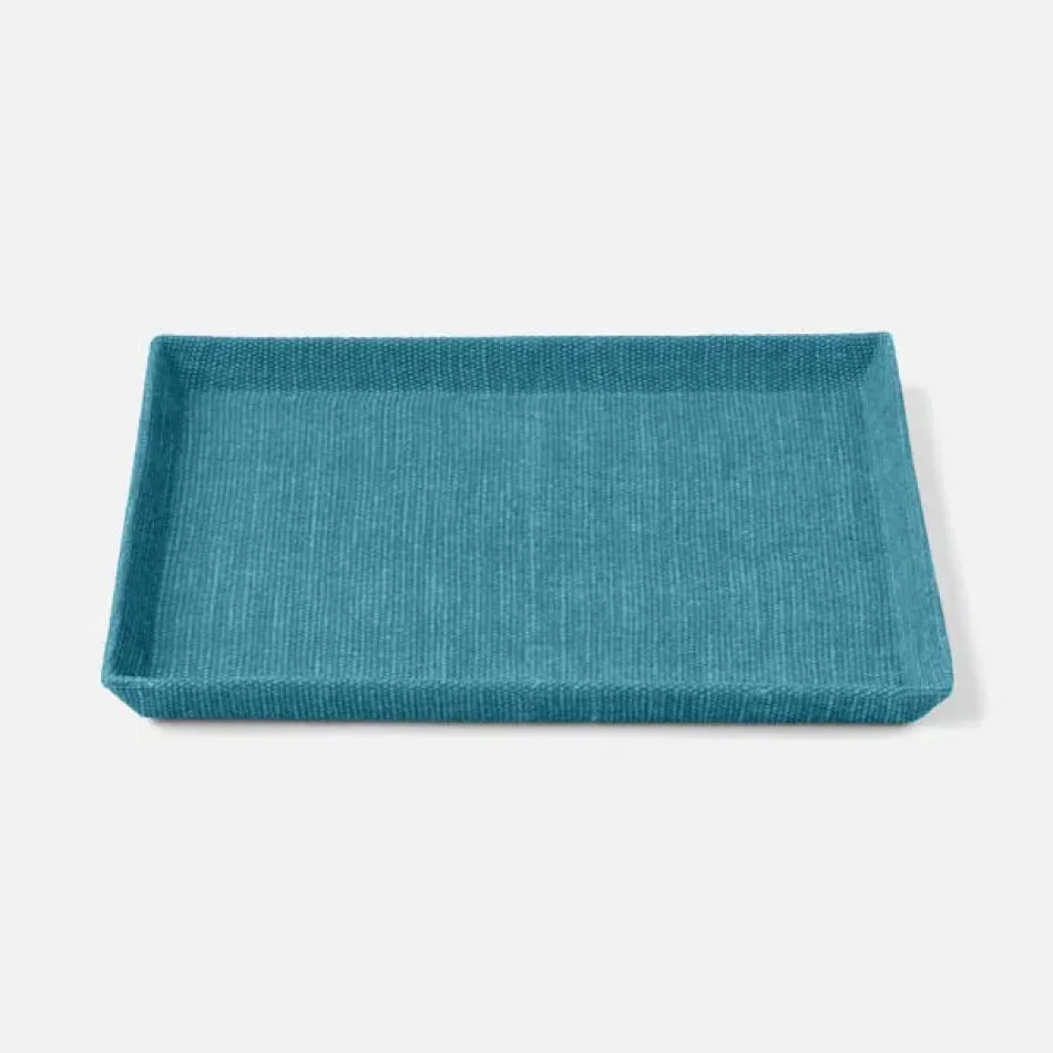 Dresden Dark Teal Tray Rectangular Tapered Large Cotton Jute Pack/2