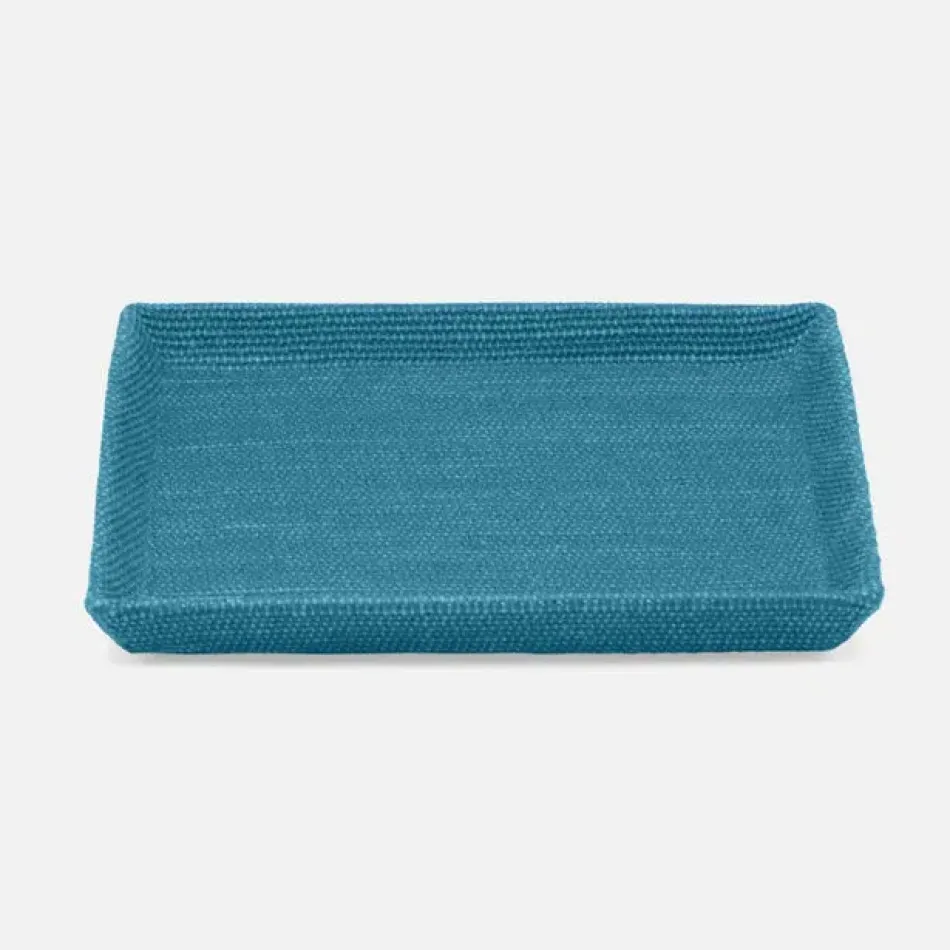 Dresden Dark Teal Desk Tray Small SQ: 7"L x 7"W x 1"H
