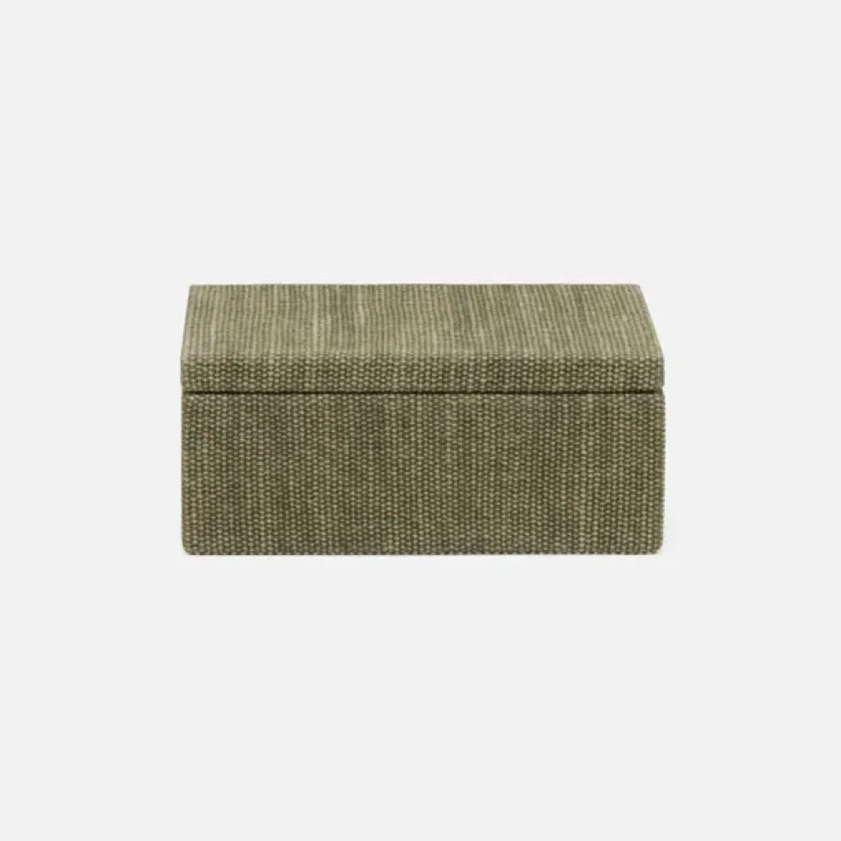 Blarney Dark Green Box Medium Cotton Jute Pack/2