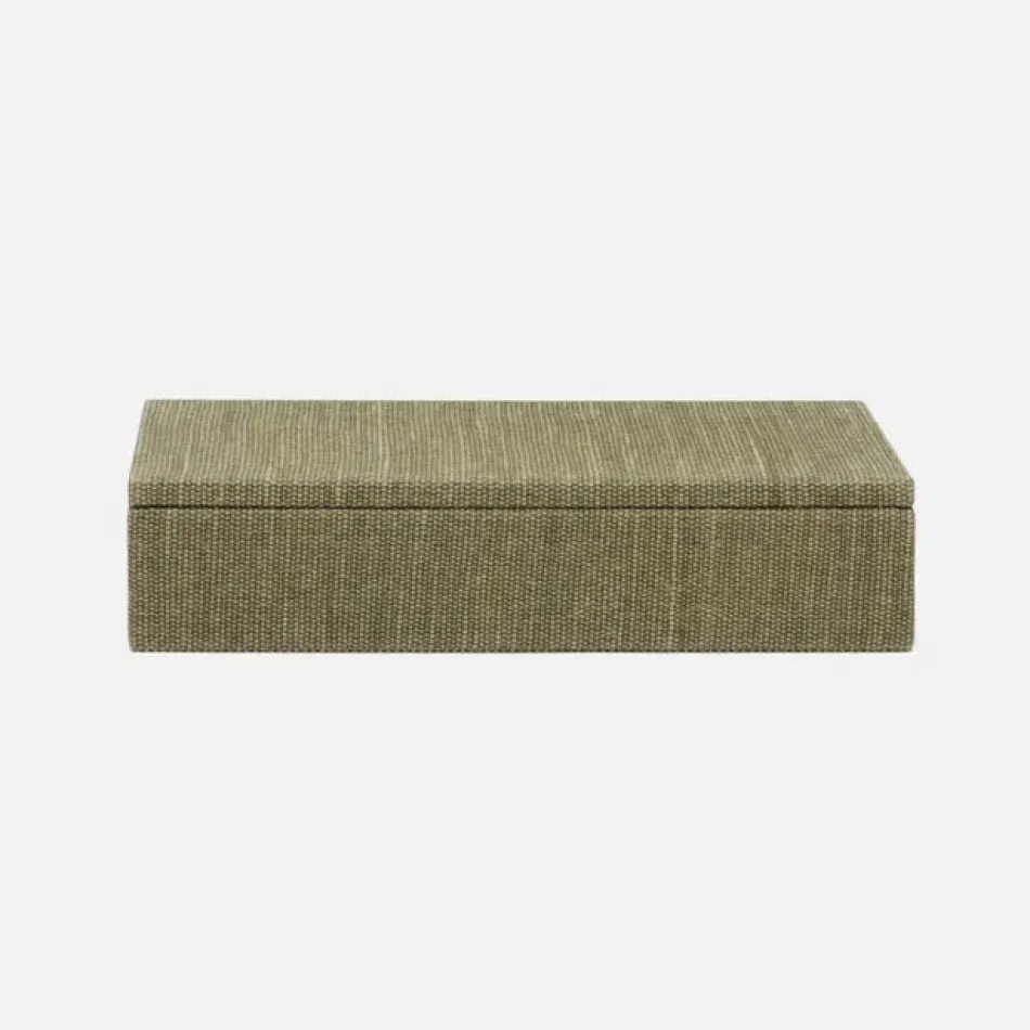 Blarney Dark Green Box Large: 12.5"L x 6"W x 3"H Pack of 2