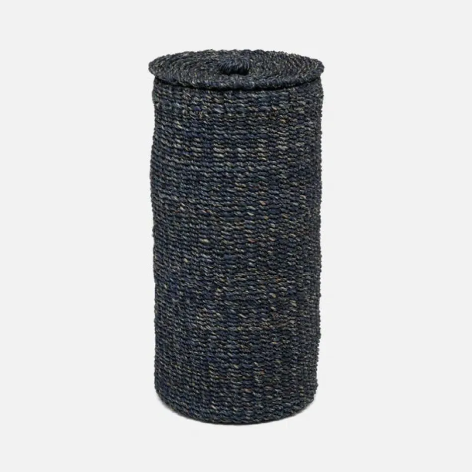 Chelston Indigo Blue Bath Toilet Paper Holder 6.5"D x 12.5"H