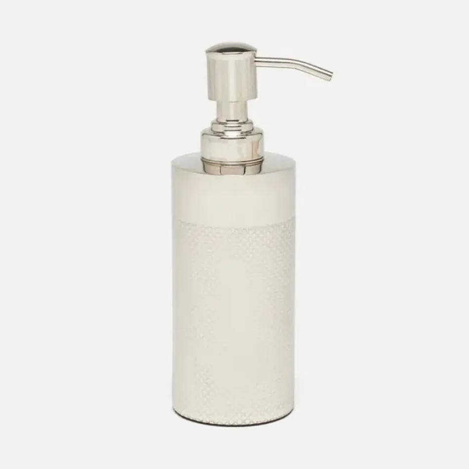 Hagen Shiny Nickel Soap Pump 2.5"D x 7.5"H