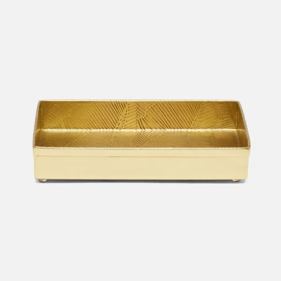 Mancora Shiny Brass Soap Dish 6.5"L x 4.5"W x 1"H
