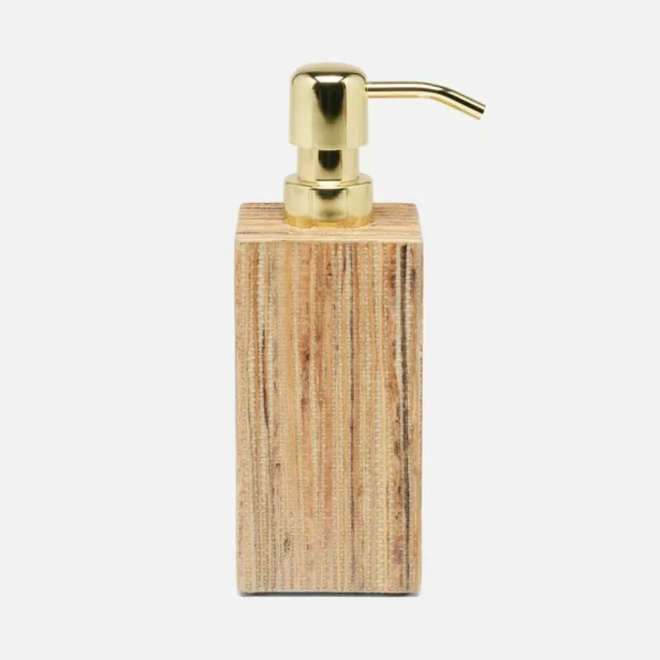 Sumter Natural Soap Pump Square Straight Hemp