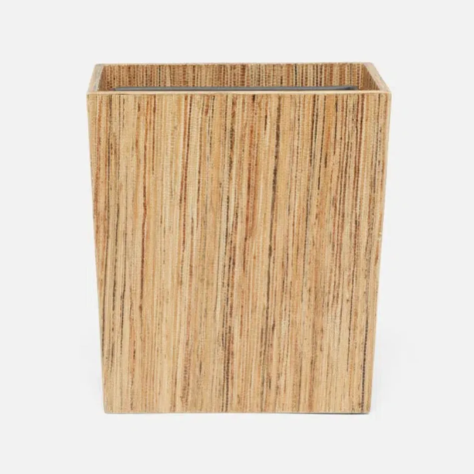 Sumter Natural Wastebasket Rectangular Tapered Hemp