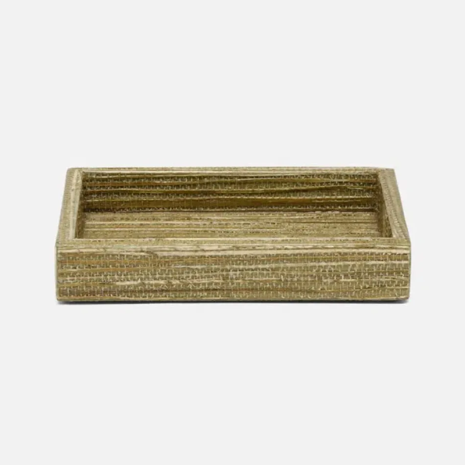 Sumter Olive Soap Dish 6"L x 4"W x 1"H