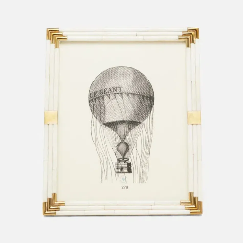 Sofia Natural/Gold Frame 8"L x 10"H