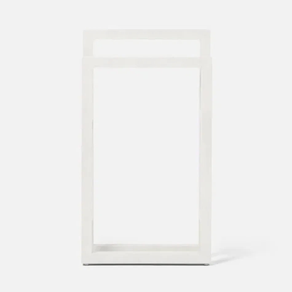 Ramsey Bright White Freestanding Towel Rack Small: 20"L x 4"W x 36"H