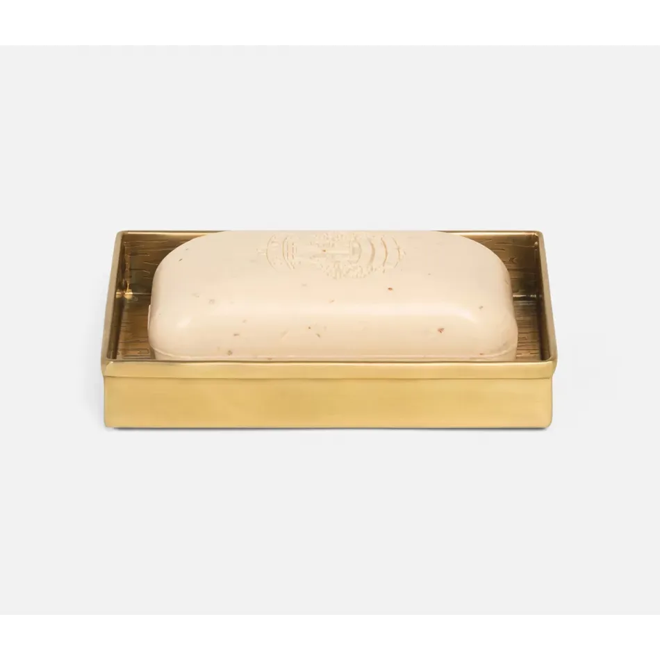 Elgin Antique Brass Soap Dish 6"L x 4.5"W x 1"H