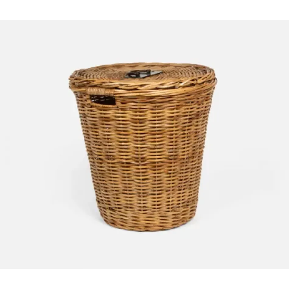 Lamia Natural Hamper Round Rattan