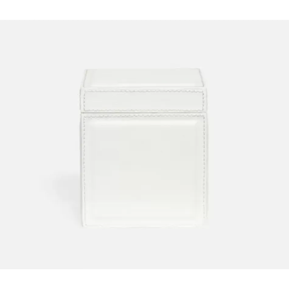 Rothwell Bright White Bath Canister 4"L x 4"W x 5"H