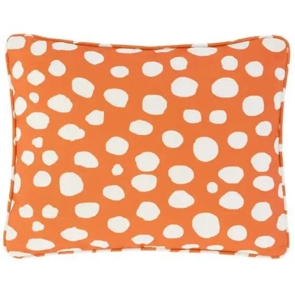 Spot On Orange Indoor/Outdoor Decorative Pillow 16" Lumbar