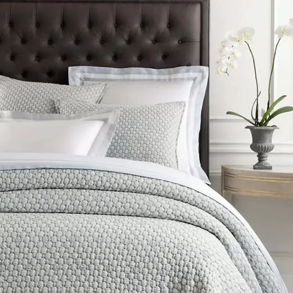 Lodi Blue Matelasse Bedding