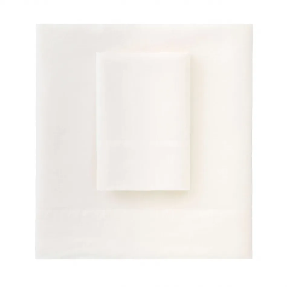 Lush Linen Ivory Pillowcases Standard, Pair