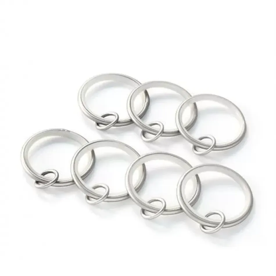 Curtain Loop Satin Nickel Ring One Size