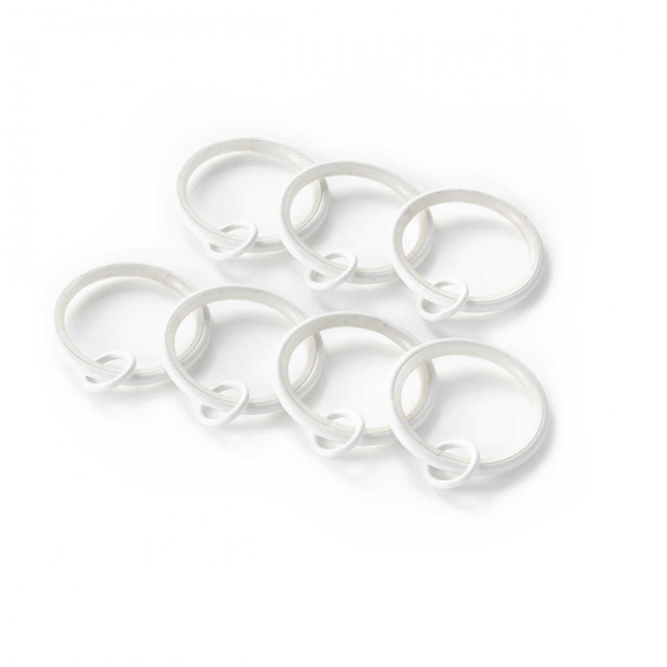 Curtain Loop White Ring One Size