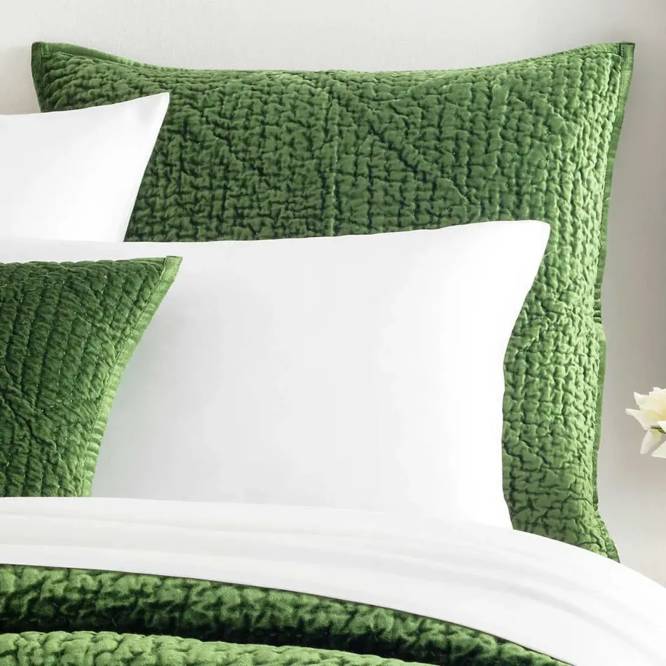 Parisienne Velvet Evergreen Quilt King