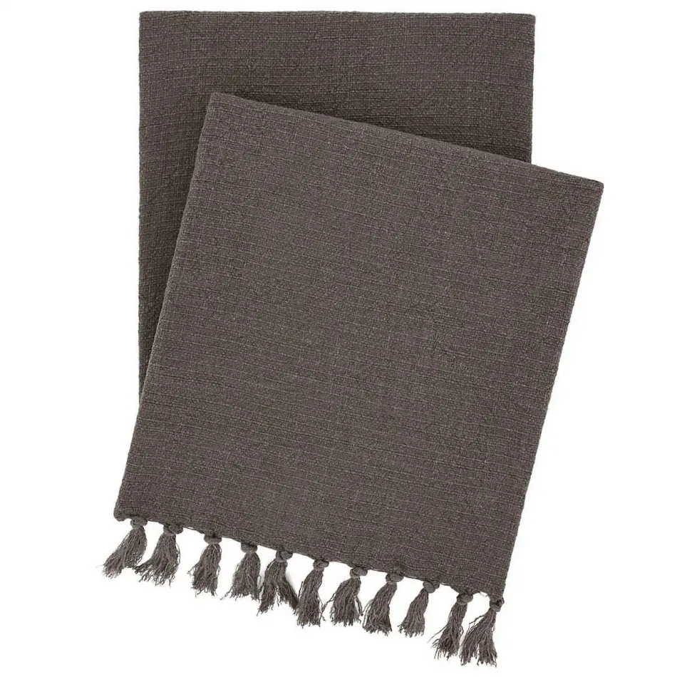 Evelyn Linen Iron Throw One Size