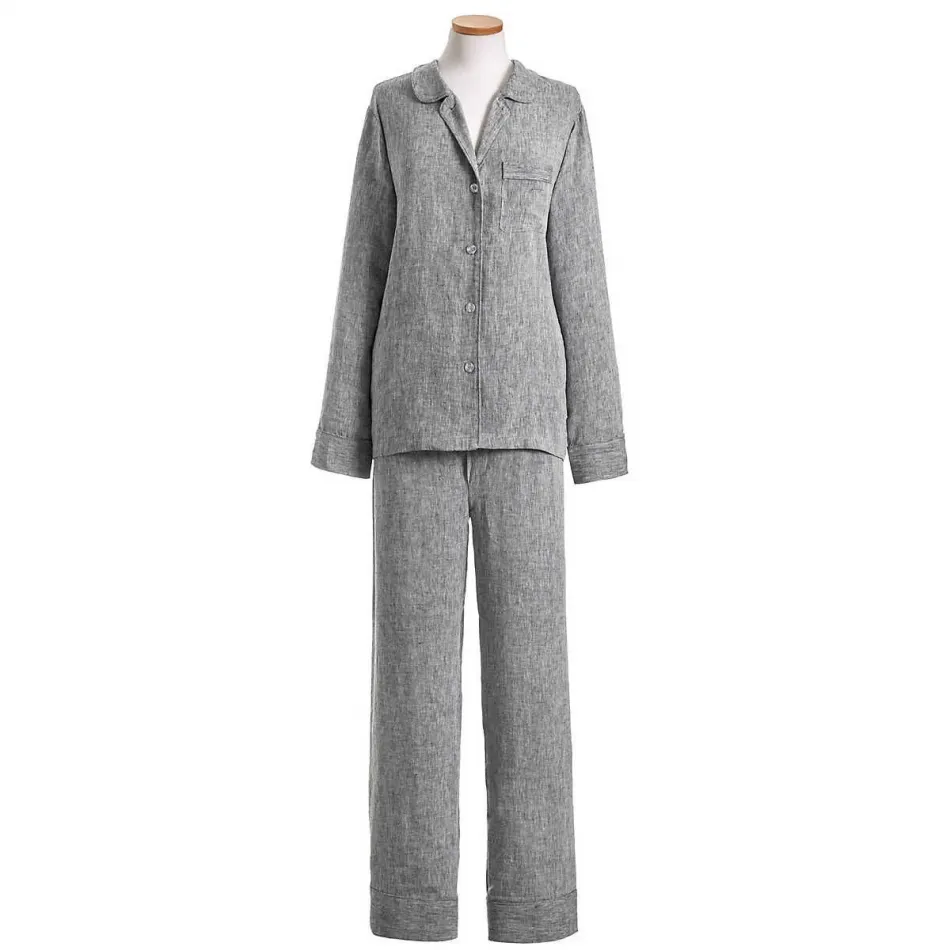 Lush Linen Black Pajama Medium