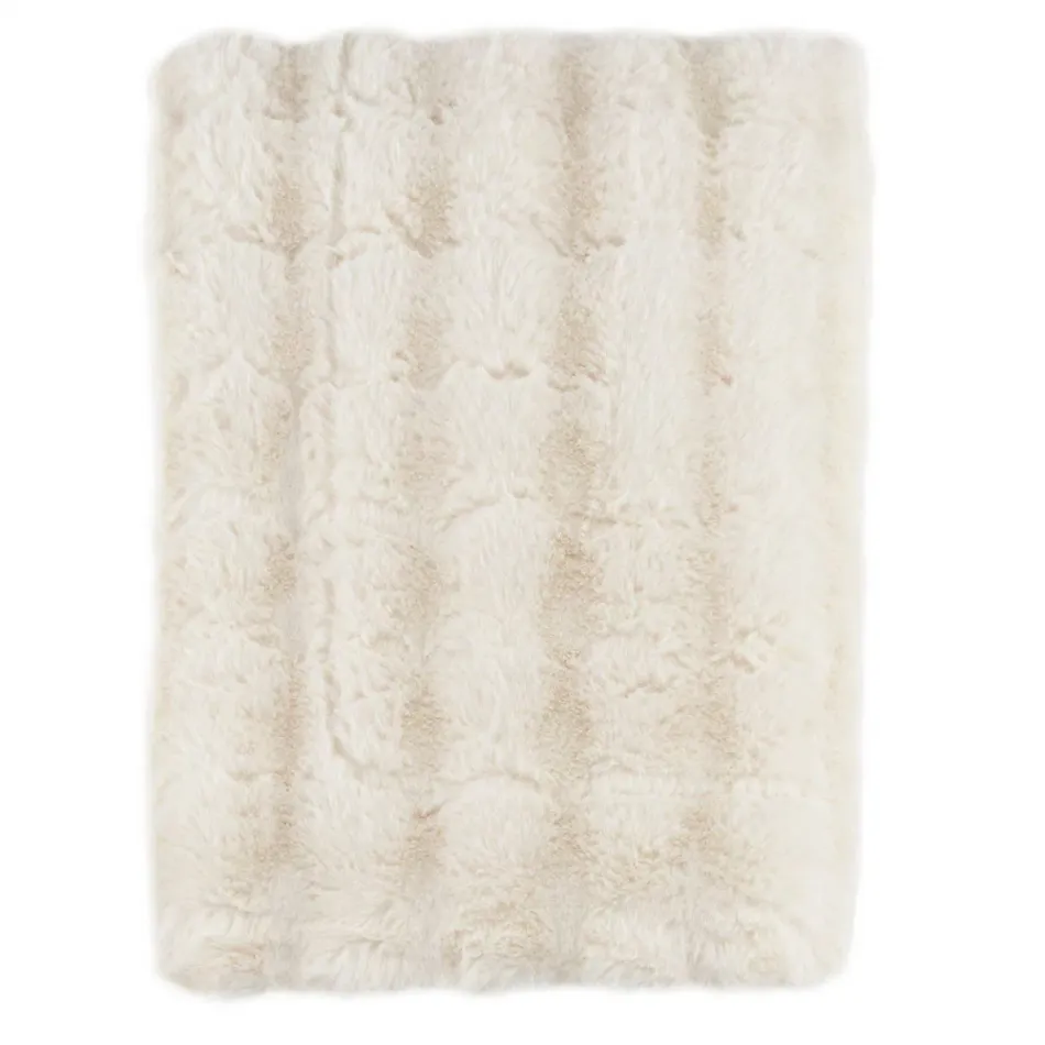 Fab Faux Ivory Throw One Size