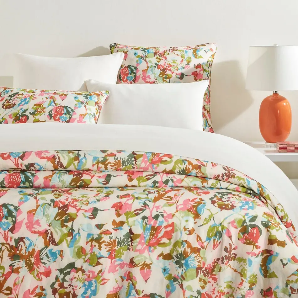 Bloom Linen Multi Duvet Cover King