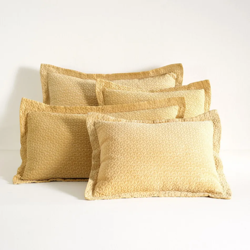 Hawley Ochre Matelasse Standard Sham 20" x 26"