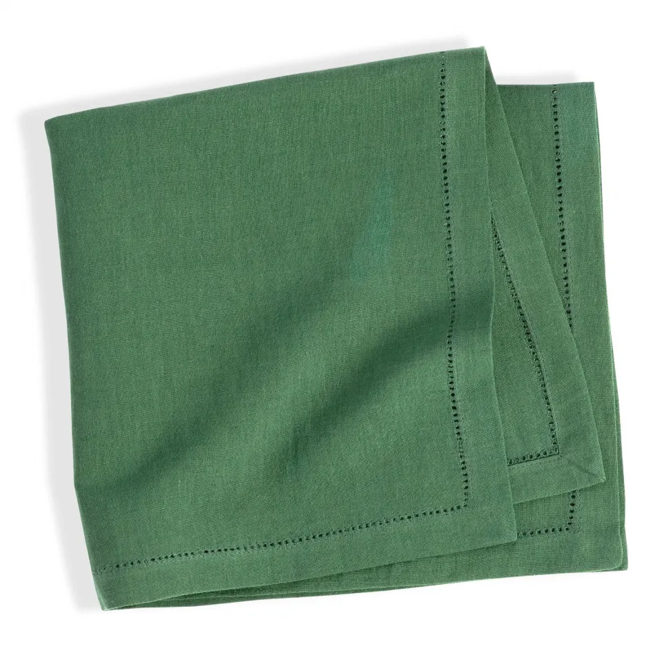 Haven Hemstitch Evergreen Napkin, Set of 4