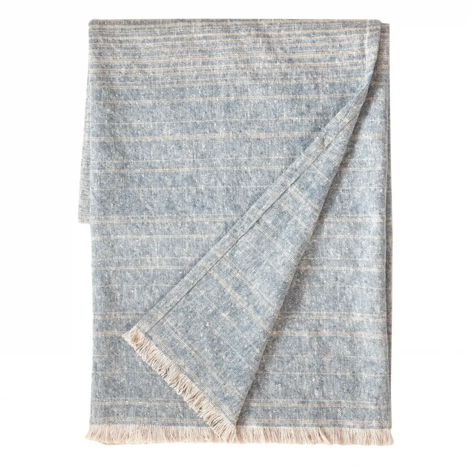 Oliver Ombre Denim Throw - One Size