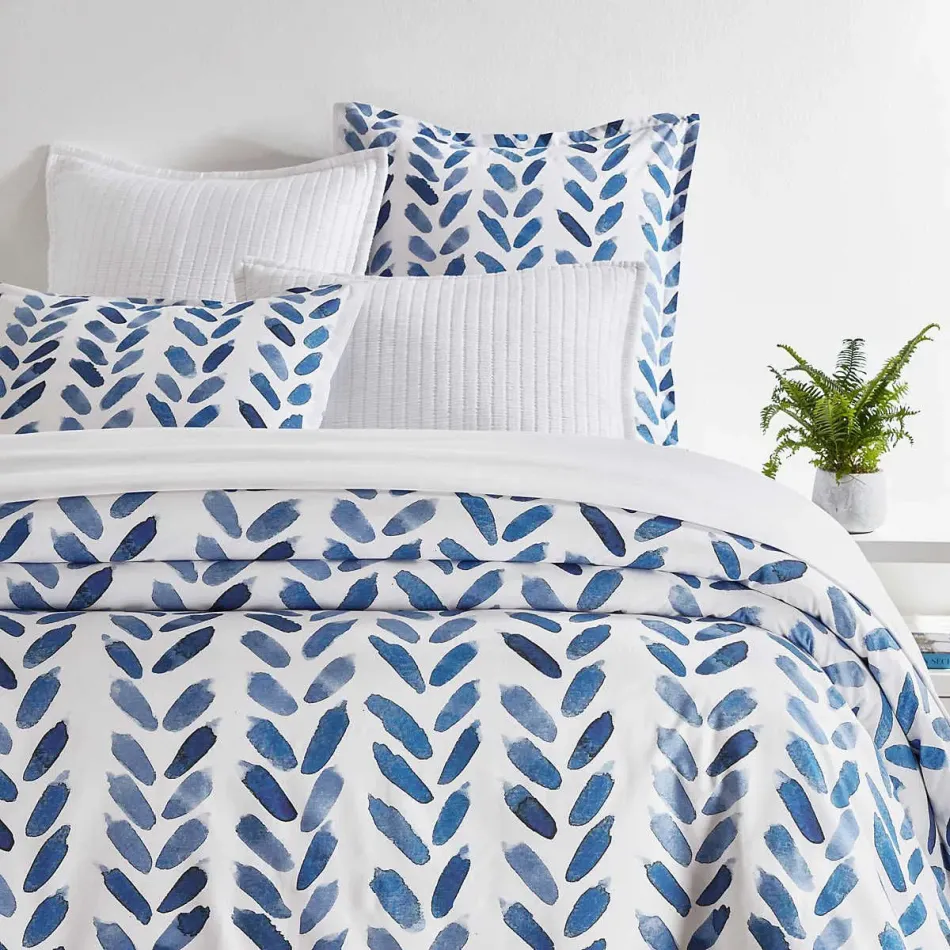 Blue Brush Bedding