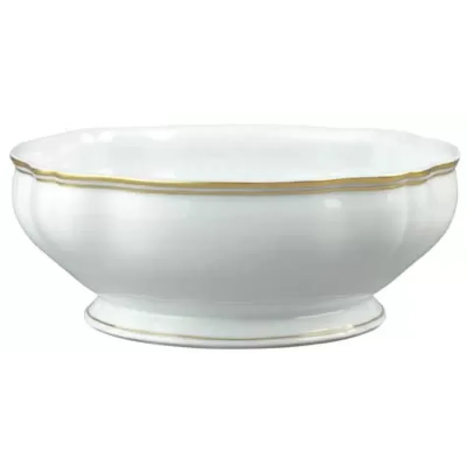 Polka Or/Gold Salad Bowl Diam 9.8 in