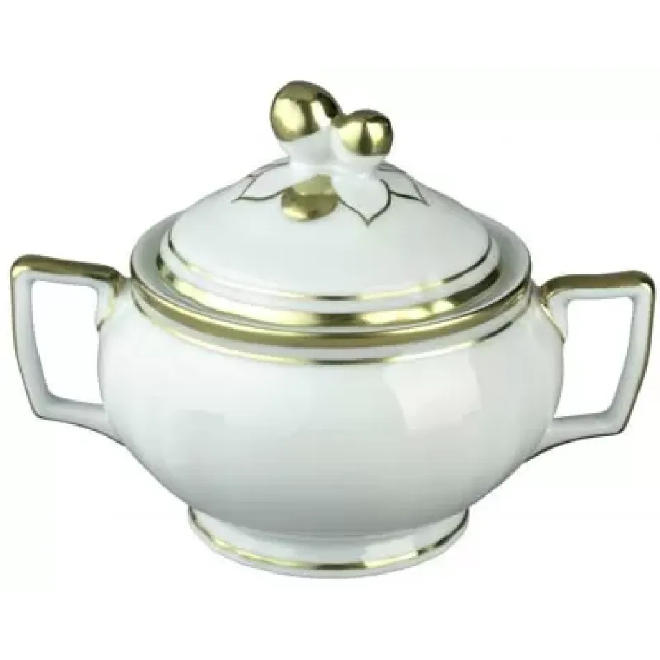 Polka Or/Gold Sugar Bowl Diam 3.2 in