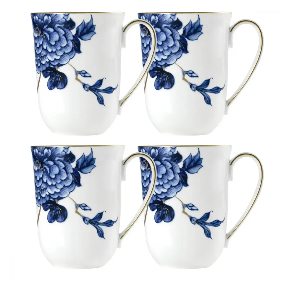Emperor Flower Mug, Set Of 4
