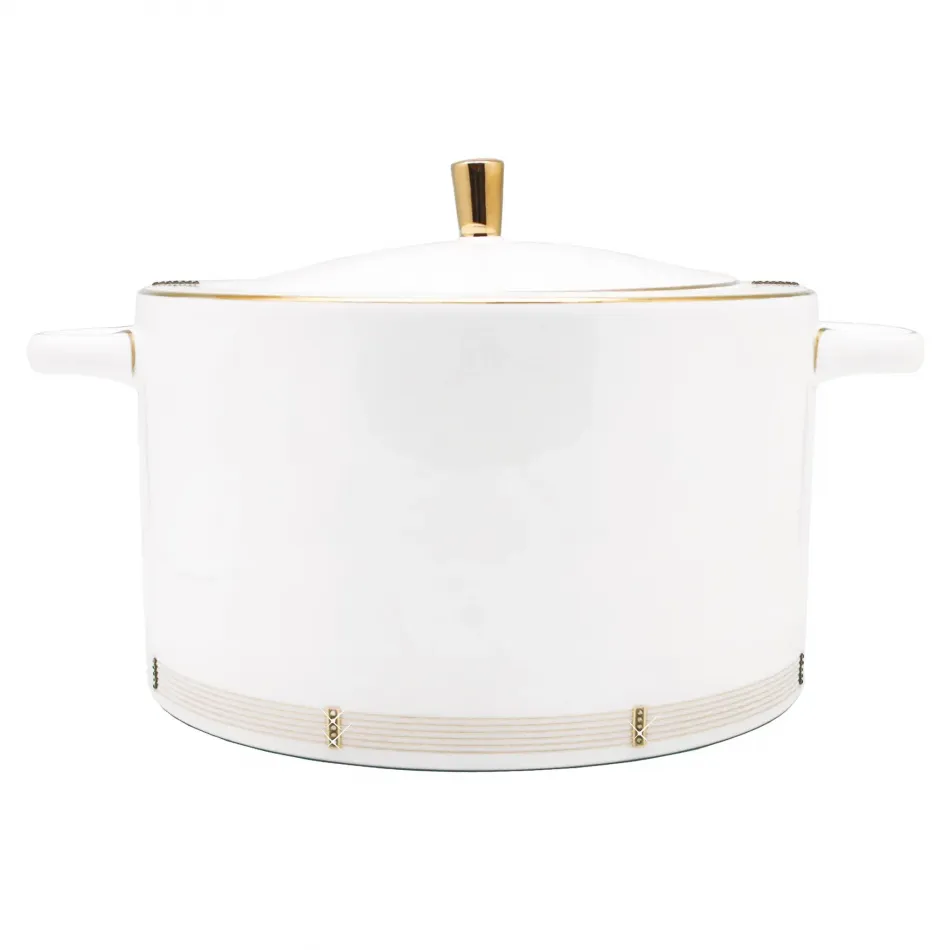 Regency Gold Covered Vegetable Bowl / Soup Tureen (Special Order)