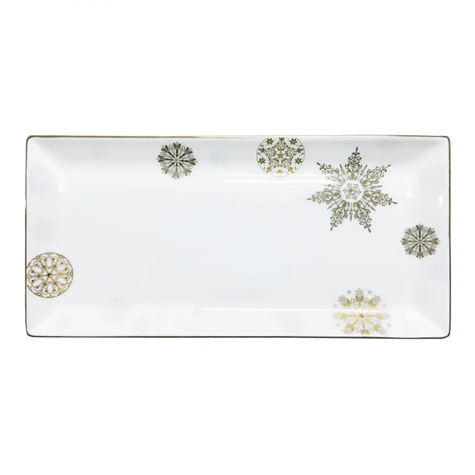 Winter Crystal 13" Sandwich/ Cake Tray