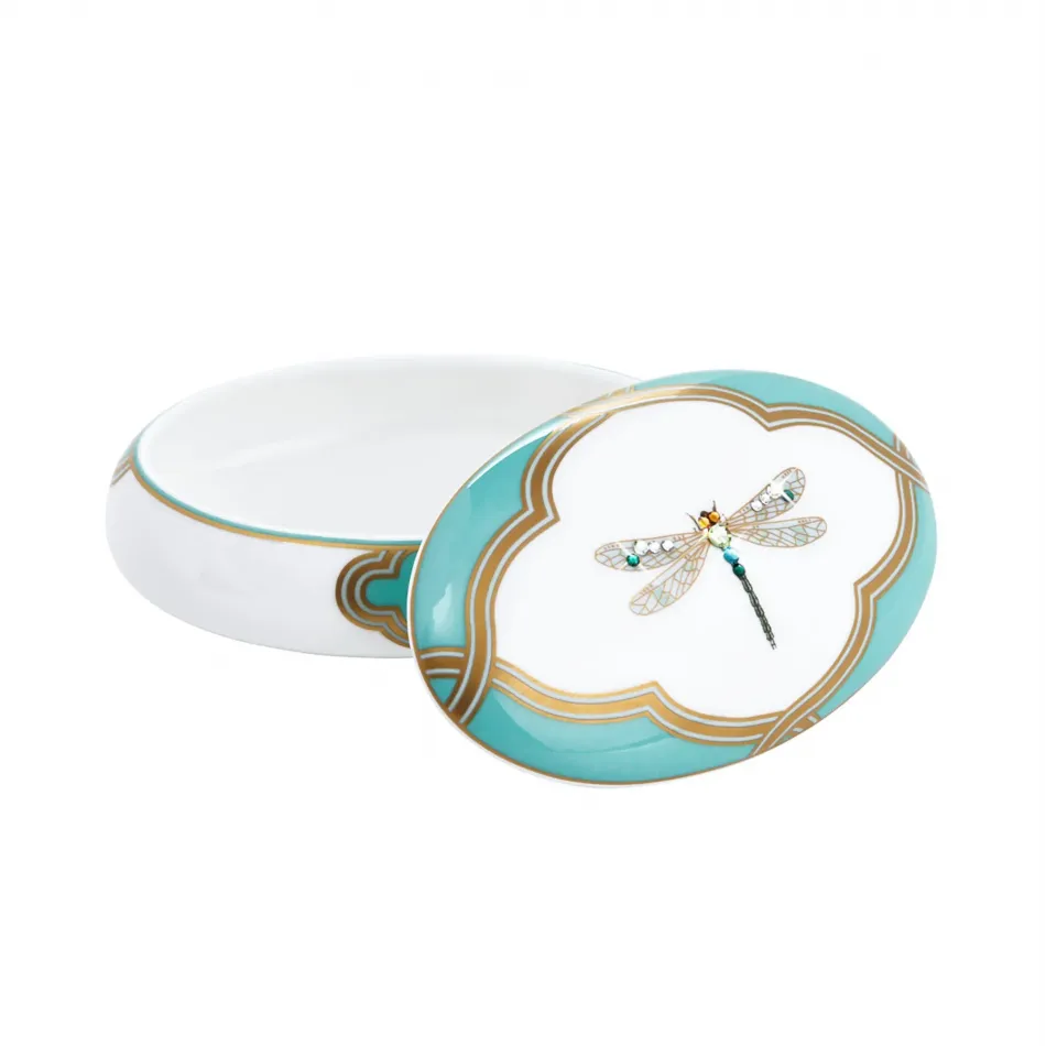 My Dragonfly Oval Jewelry Box