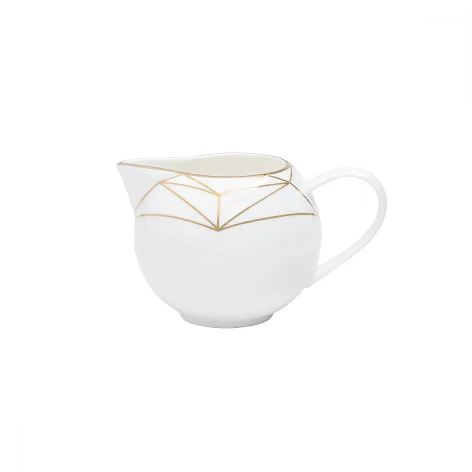 Gem Cut Gold Creamer
