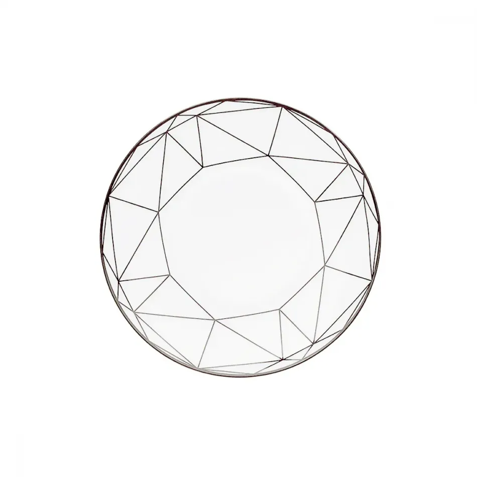 Gem Cut Onyx Bread & Butter Plate