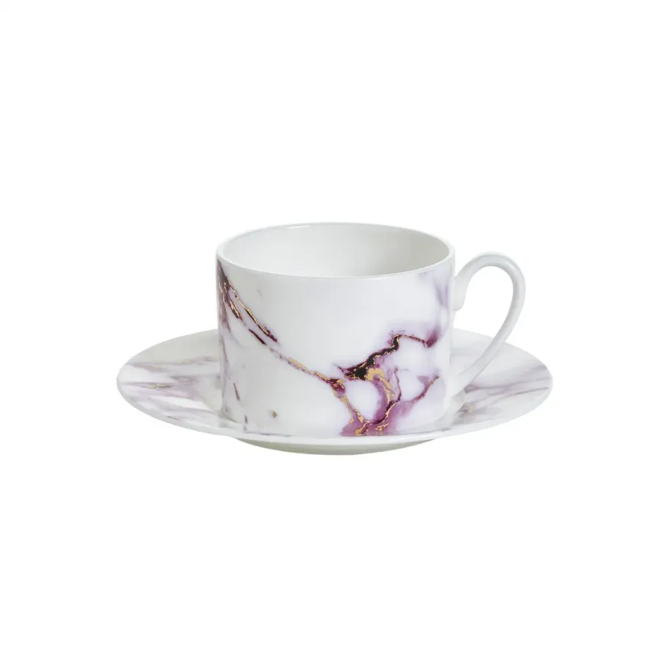 Marble Chianti Tea Cup & Saucer