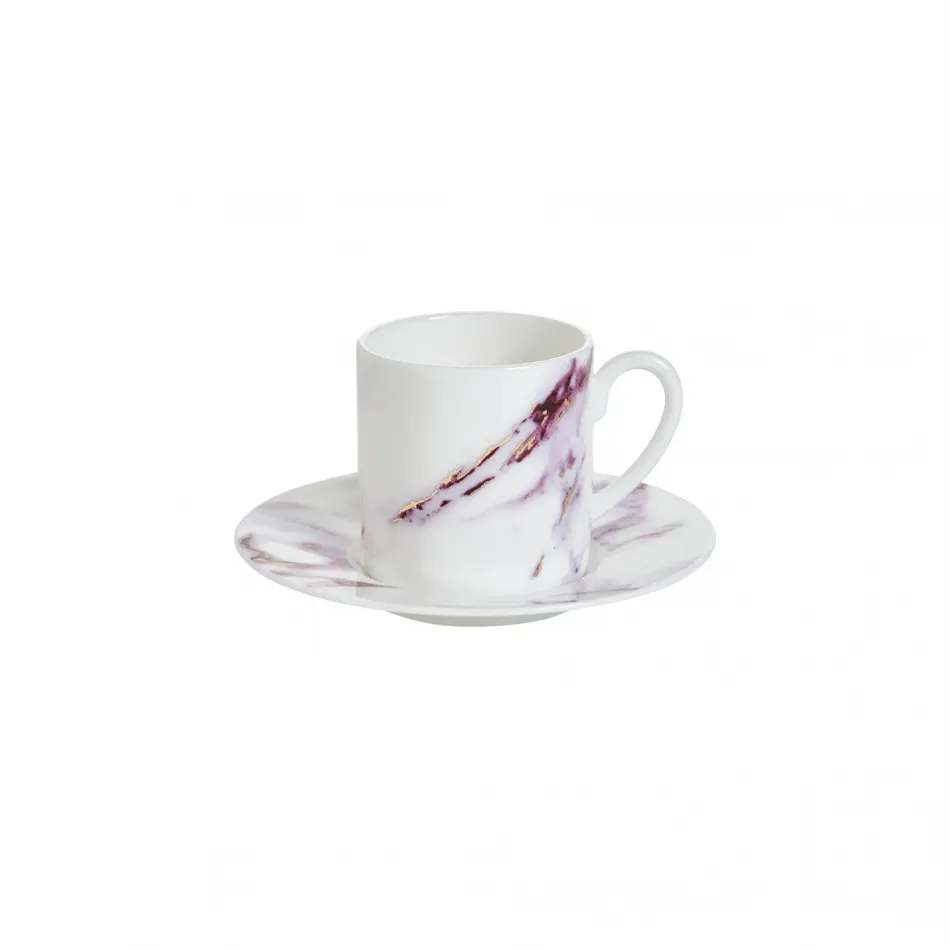 Marble Chianti Espresso Cup & Saucer
