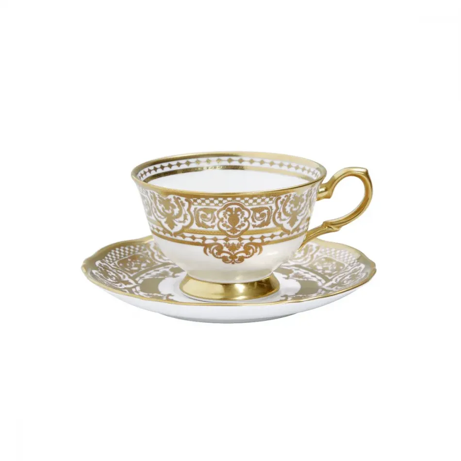Carlsbad Queen White Tea Cup & Saucer