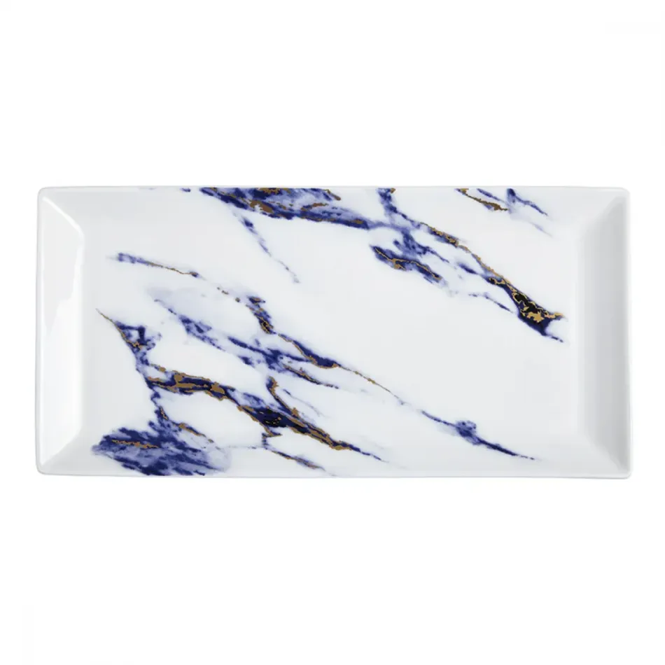 Marble Azure 13" Sandwich/ Cake Tray