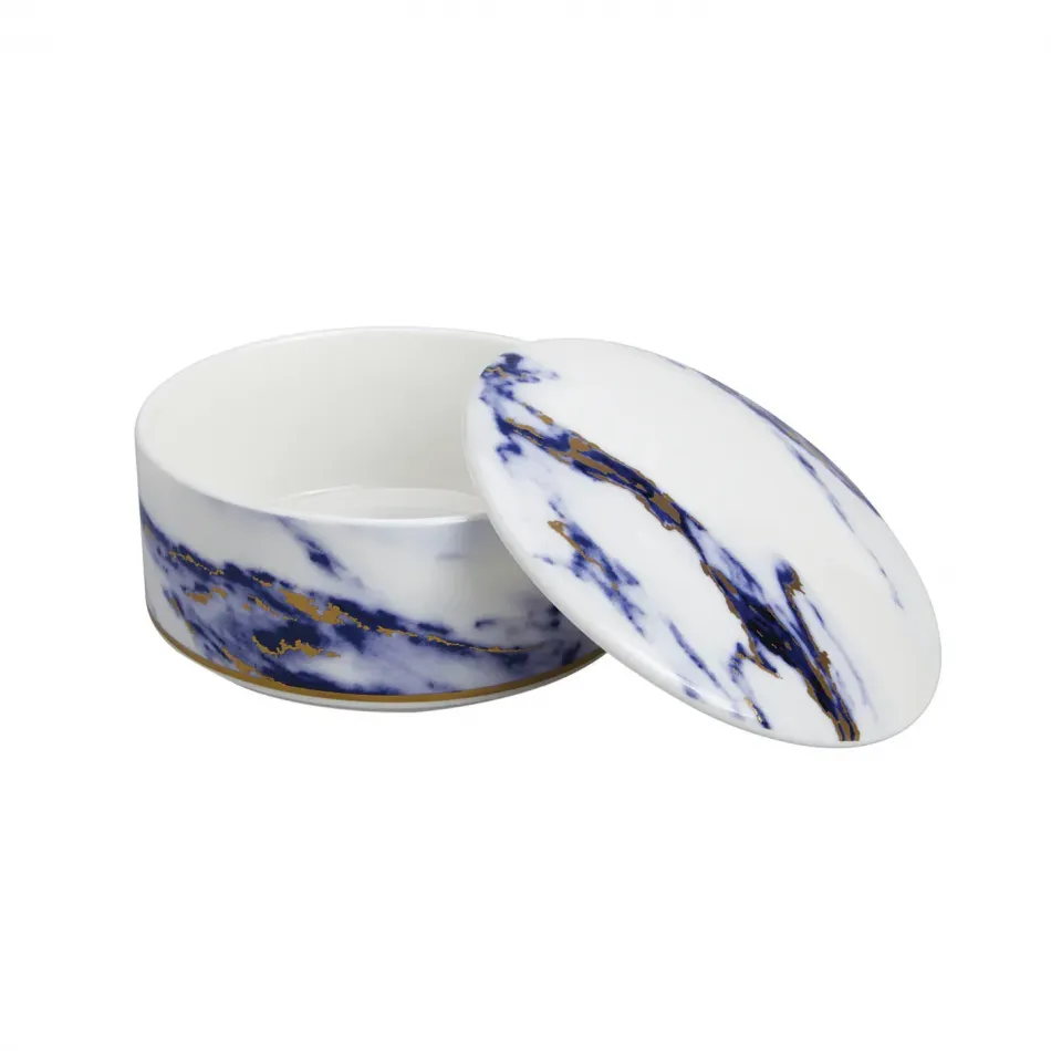 Marble Azure Jewelry Box