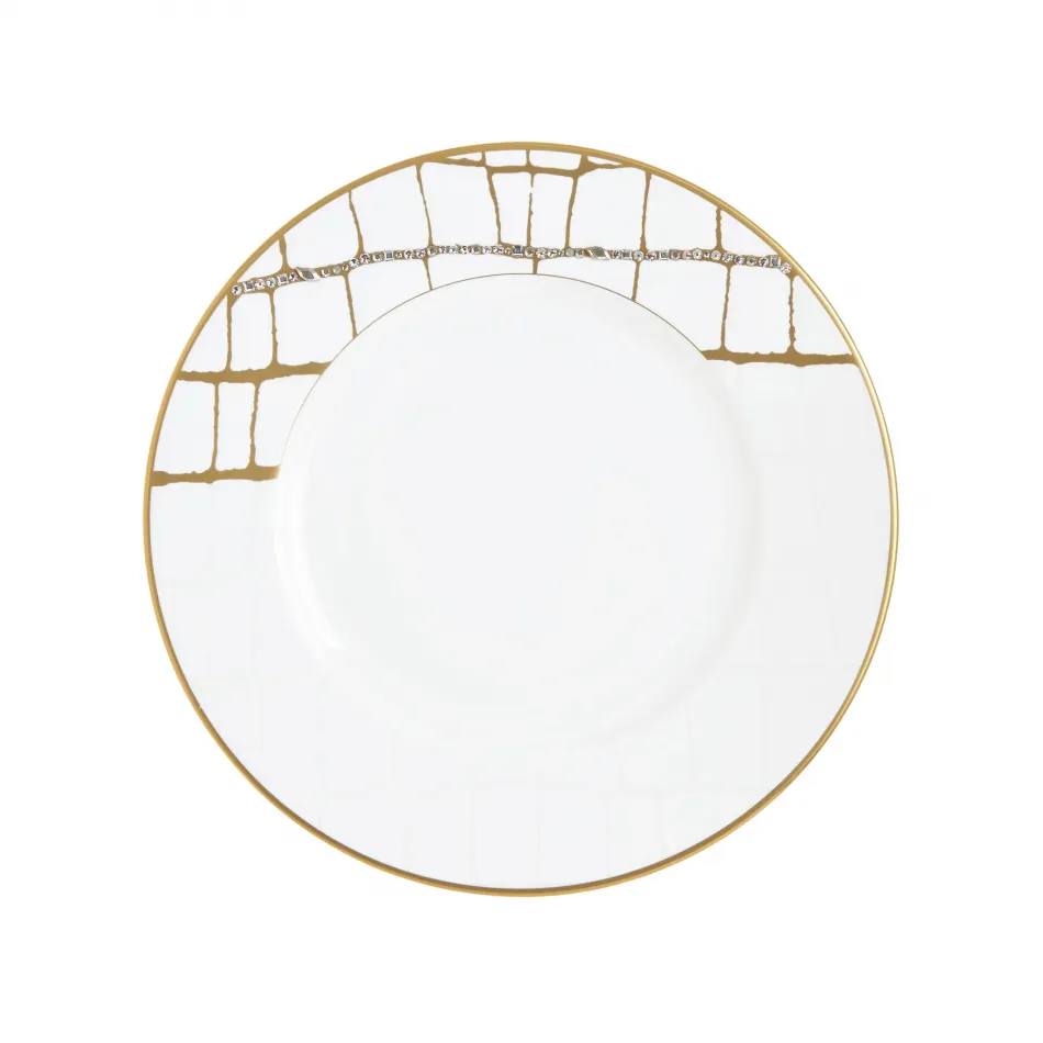 Alligator Gold With Crystal Salad / Dessert Plate
